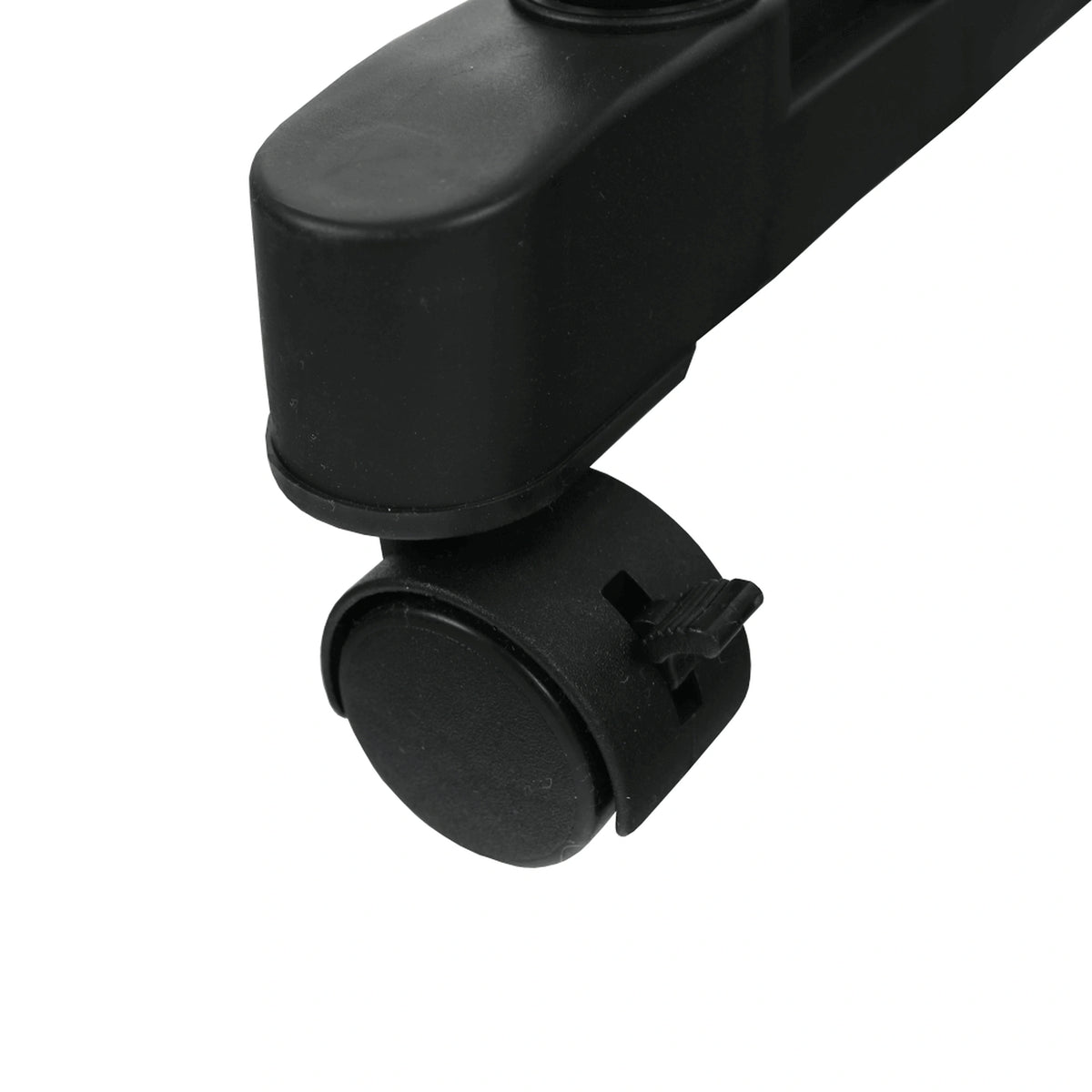 Stander haine OLIVER, negru/crom, metal/plastic, 80x43x150 cm