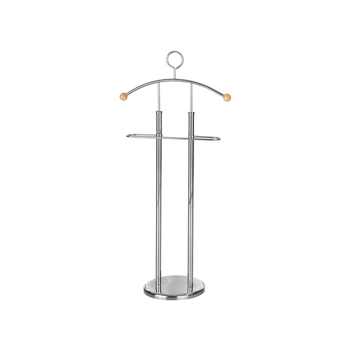 Stander haine RUDY II, crom, metal, 42x25x113 cm