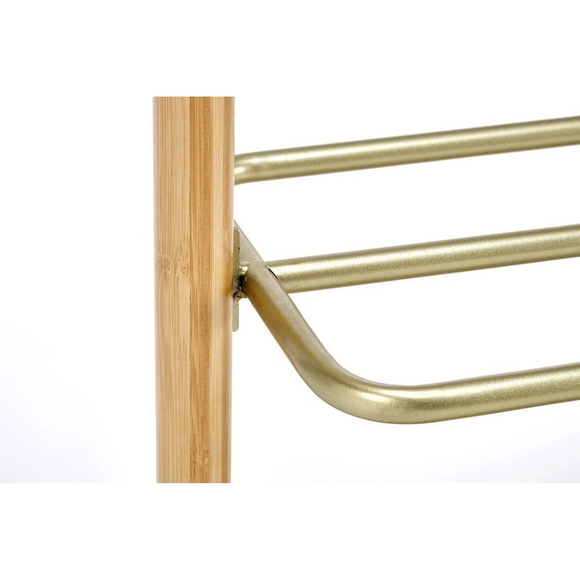 Stander haine WU-31, stejar, metal/lemn de bambus, 60x35x166 cm