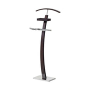 Stander haine WU13, wenge/crom, otel/lemn, 32x20x117 cm