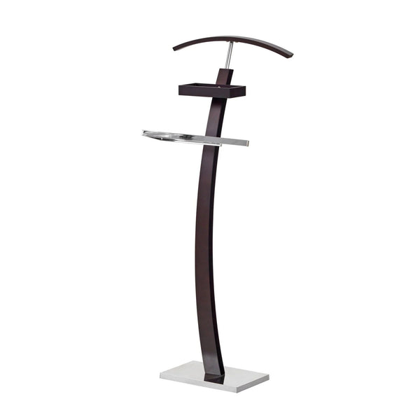 Stander haine WU13, wenge/crom, otel/lemn, 32x20x117 cm