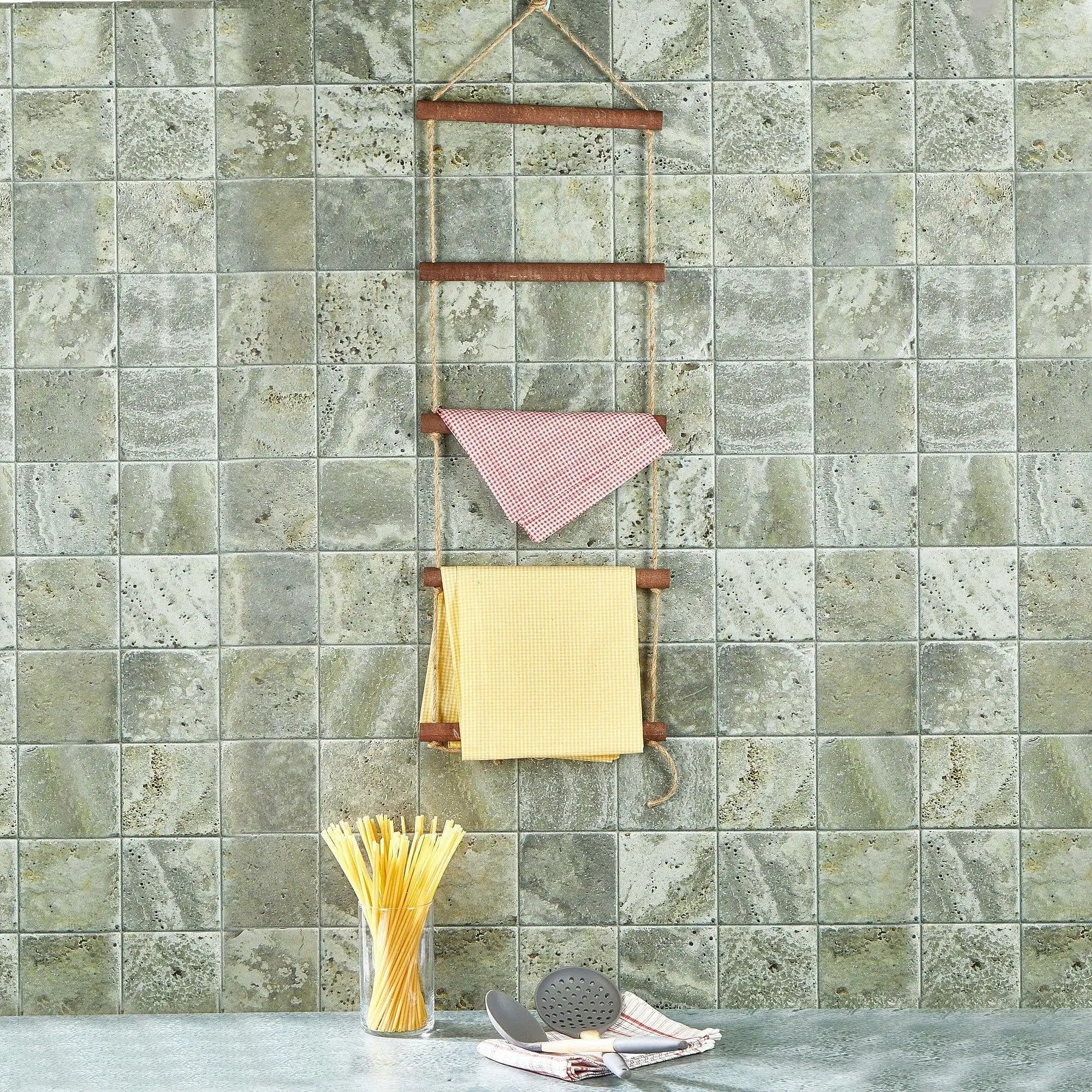 Stander prosoape 281MST2319, maro, lemn, 30x70 cm