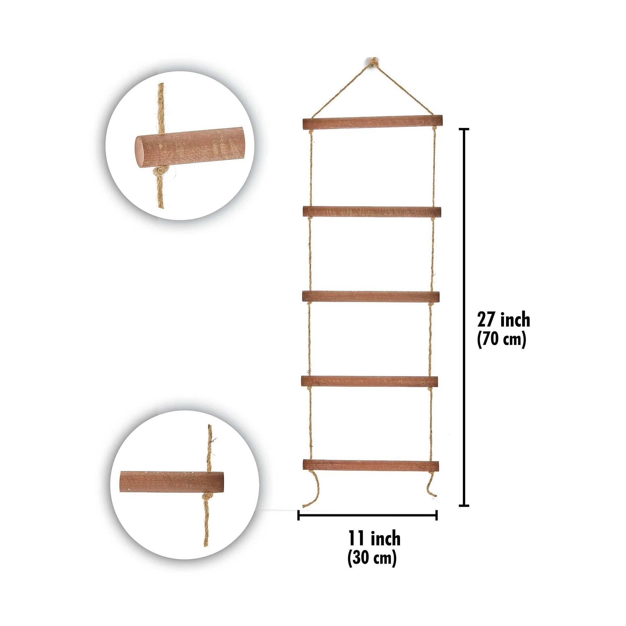 Stander prosoape 281MST2319, maro, lemn, 30x70 cm