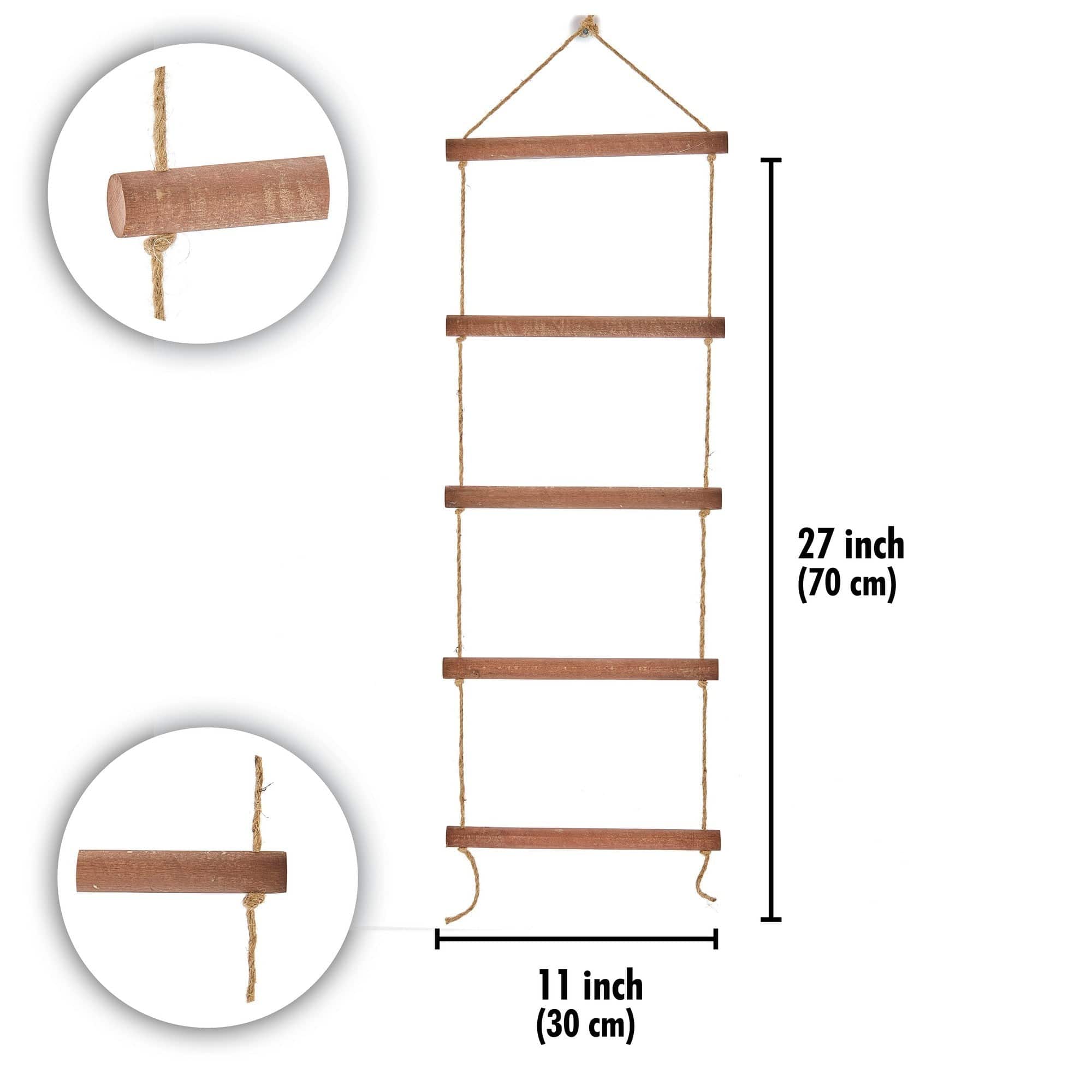 Stander prosoape 281MST2319, maro, lemn, 30x70 cm