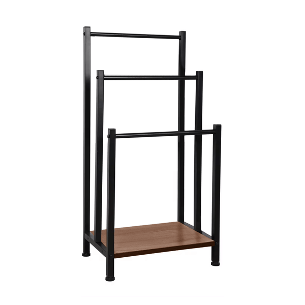 Stander prosoape OGIN, stejar/nuc, 42x28x80 cm