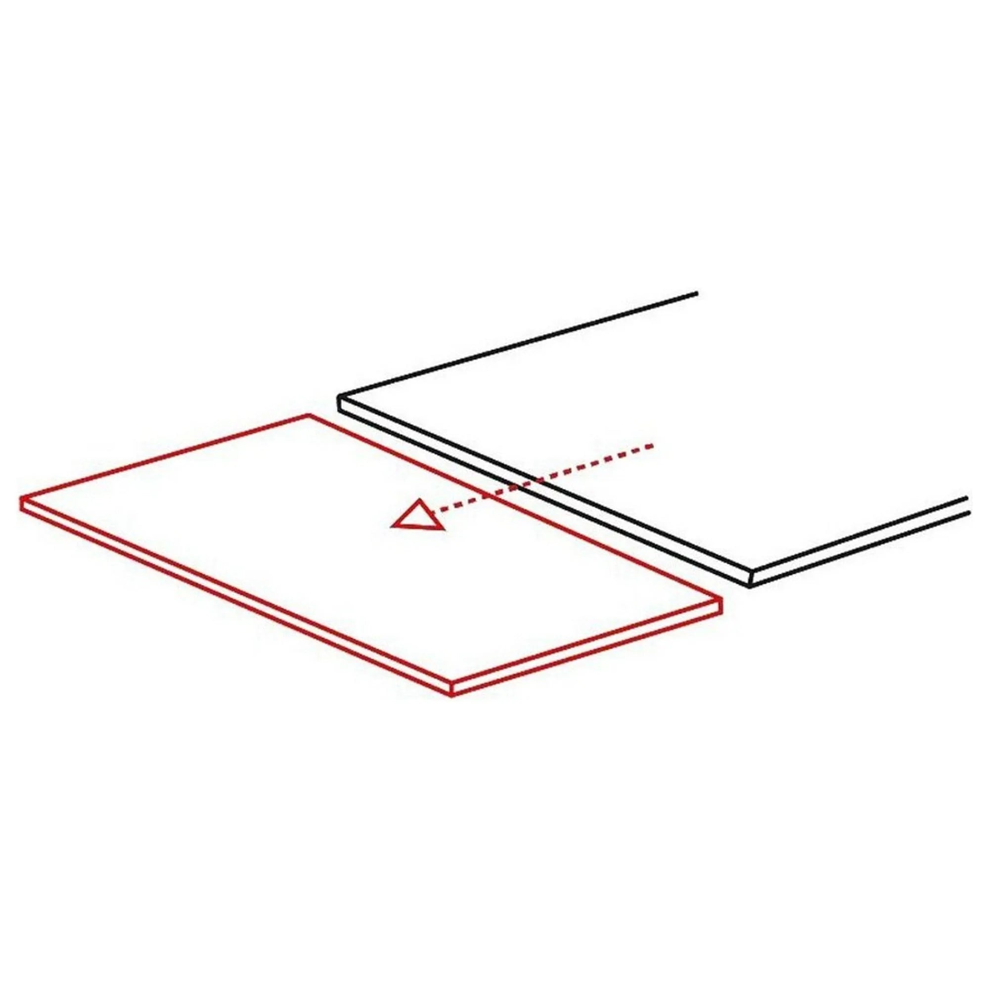 Masa extensibila DIUNA CERAMIC, negru, sticla securizata/ceramica, 160/240x90x76 cm