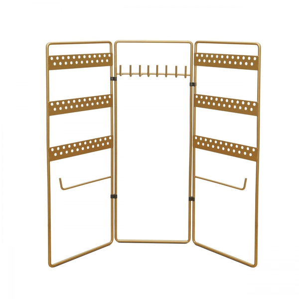 Suport bijuterii 241358, auriu, metal, 45x40 cm