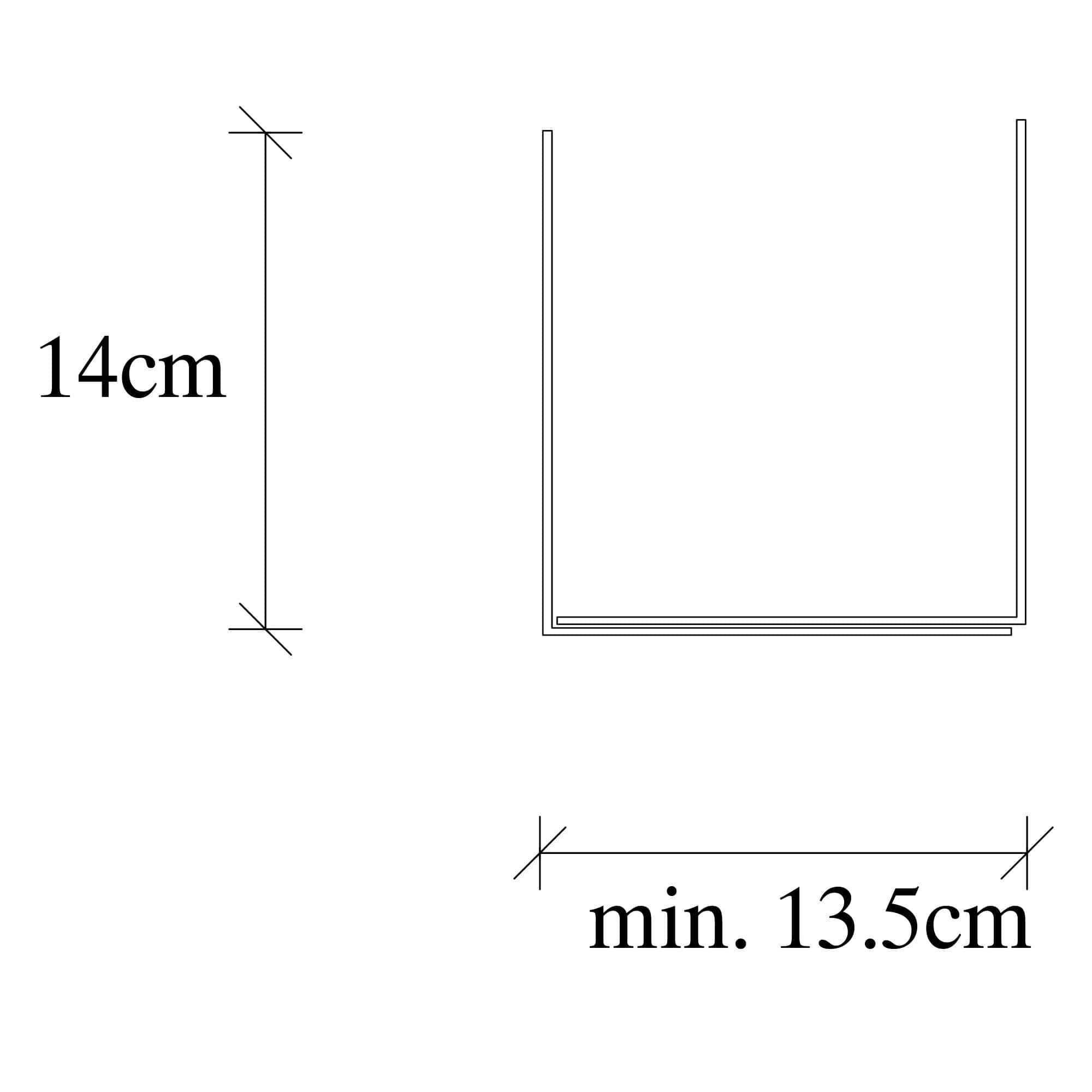Suport carti KITAP TUTUCU 9, alb, metal, 14x13x14 cm