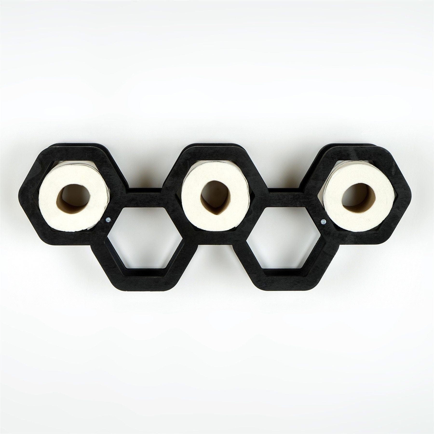 Suport hartie igienica 792EVL4310, negru, PAL, 56x16x21 cm