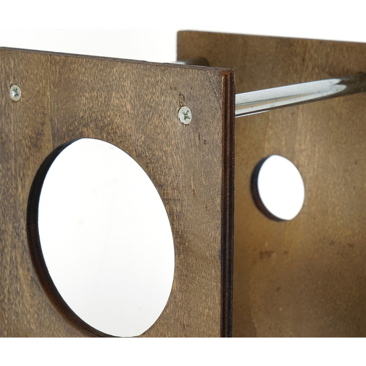 Suport sticle vin 792EVL4309, nuc/crom, PAL/metal, 14x15x40 cm