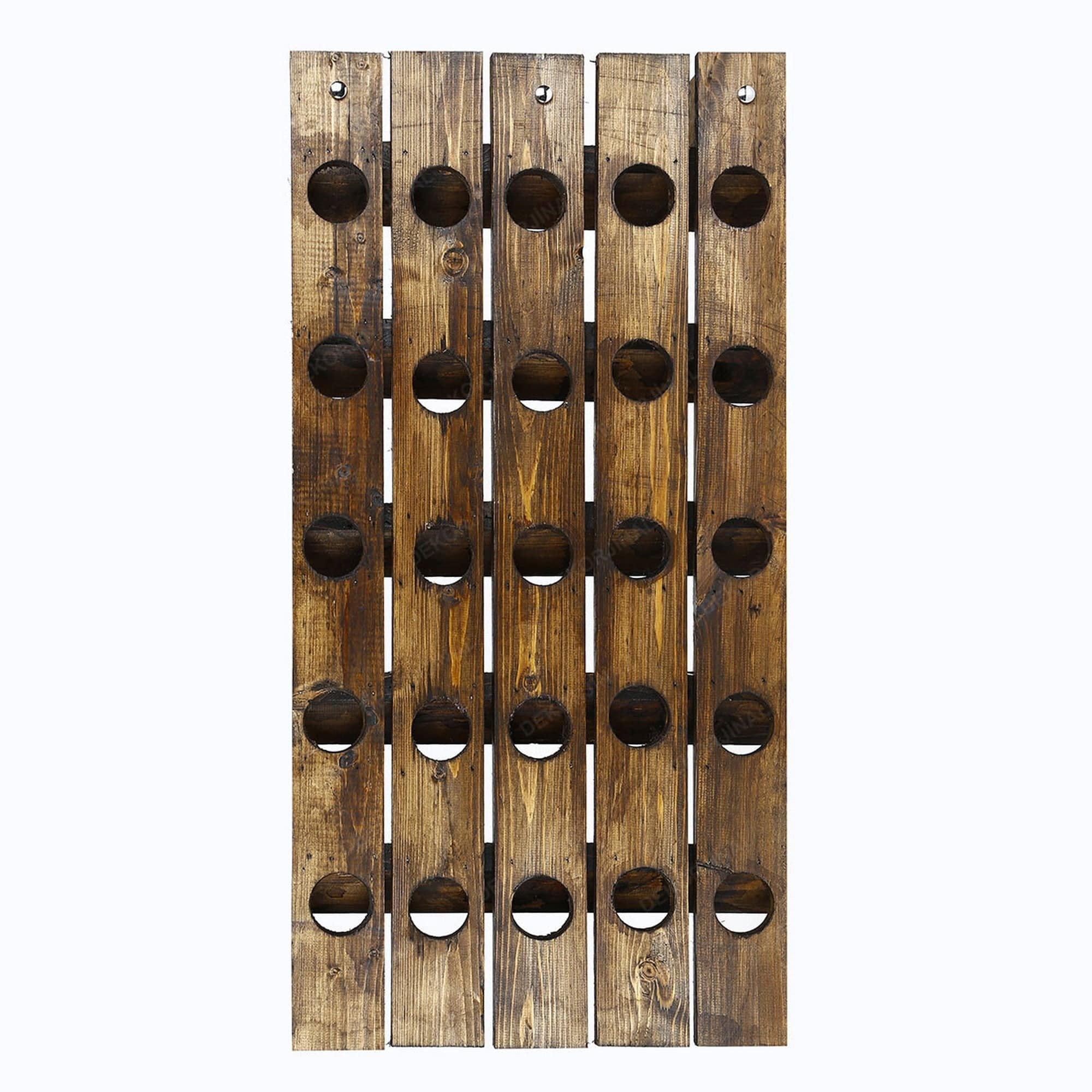 Suport sticle vin ICKI006, nuc, lemn, 45x8x85 cm