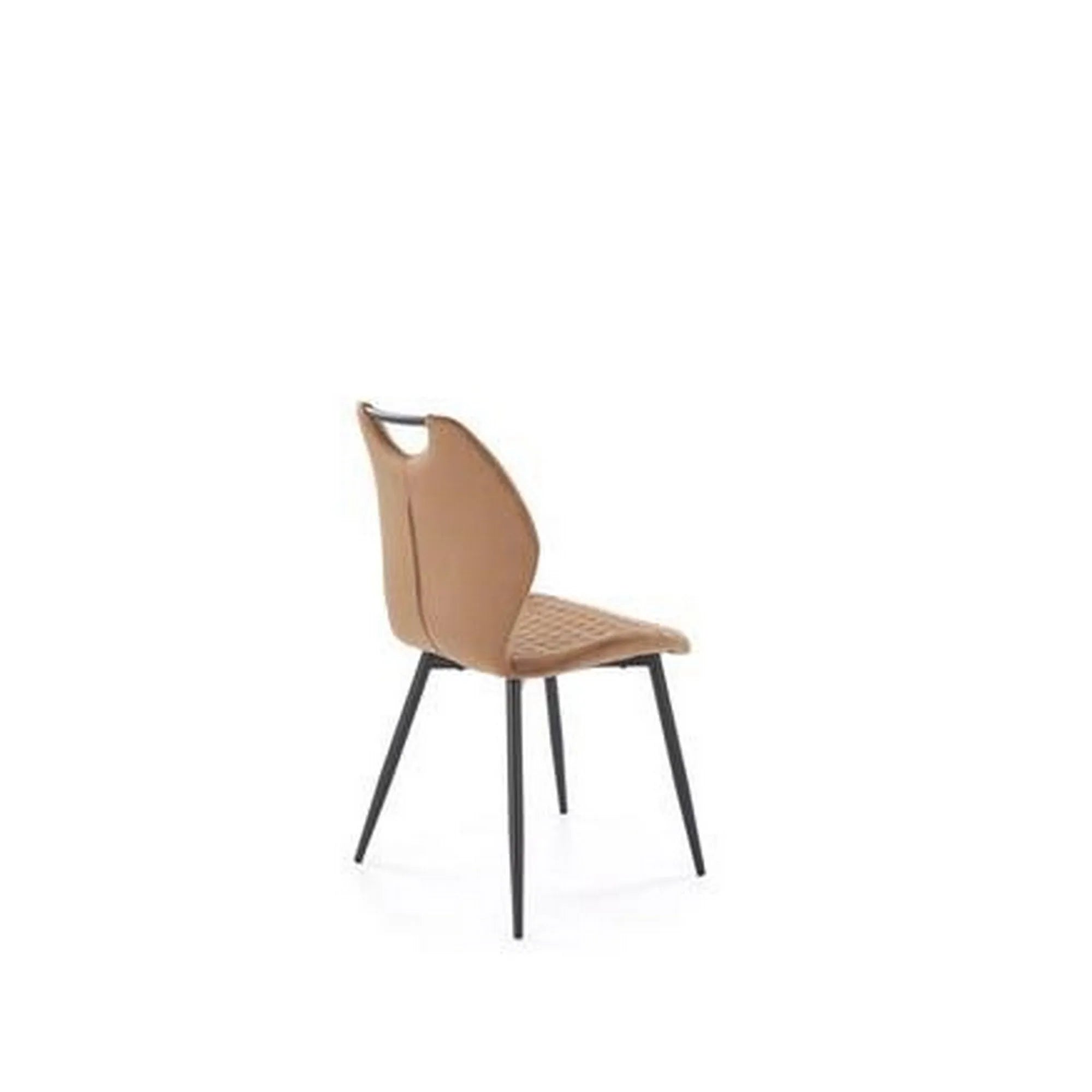 Scaun K569, bej - HLR 11, stofa catifelata/otel, 47x54x84 cm