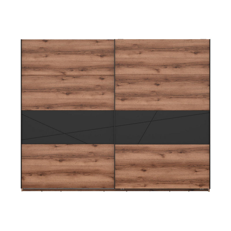 Dulap FORN, nuc/negru mat, PAL, 270x58x218.5 cm