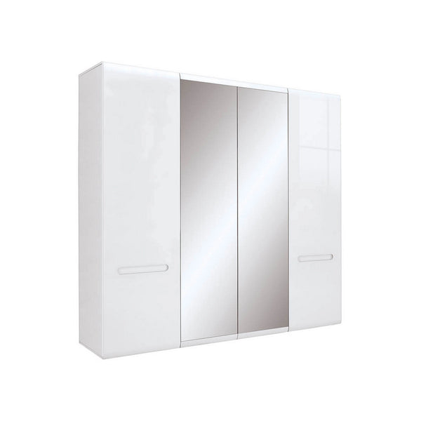 Dressing AZTECA TRIO, alb, PAL, cu 4 usi, 220x57x210 cm