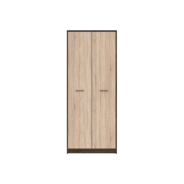 Dulap NEPO PLUS, stejar inchis/stejar sonoma, PAL laminat, 80x55x197 cm