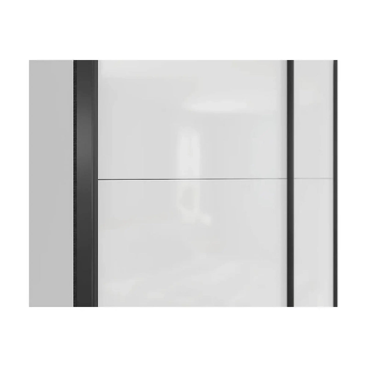 Dulap TETRIX, alb, PAL, cu 2 usi, 154x60x196 cm