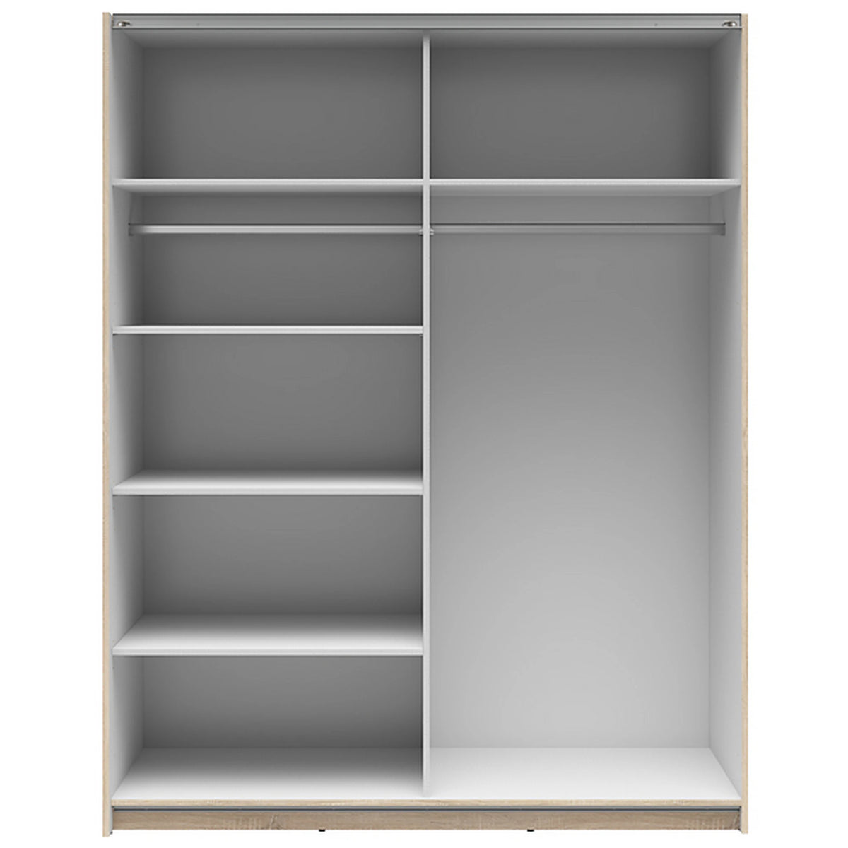 Dulap TETRIX, stejar sonoma, PAL, cu 2 usi, 154x60x196 cm