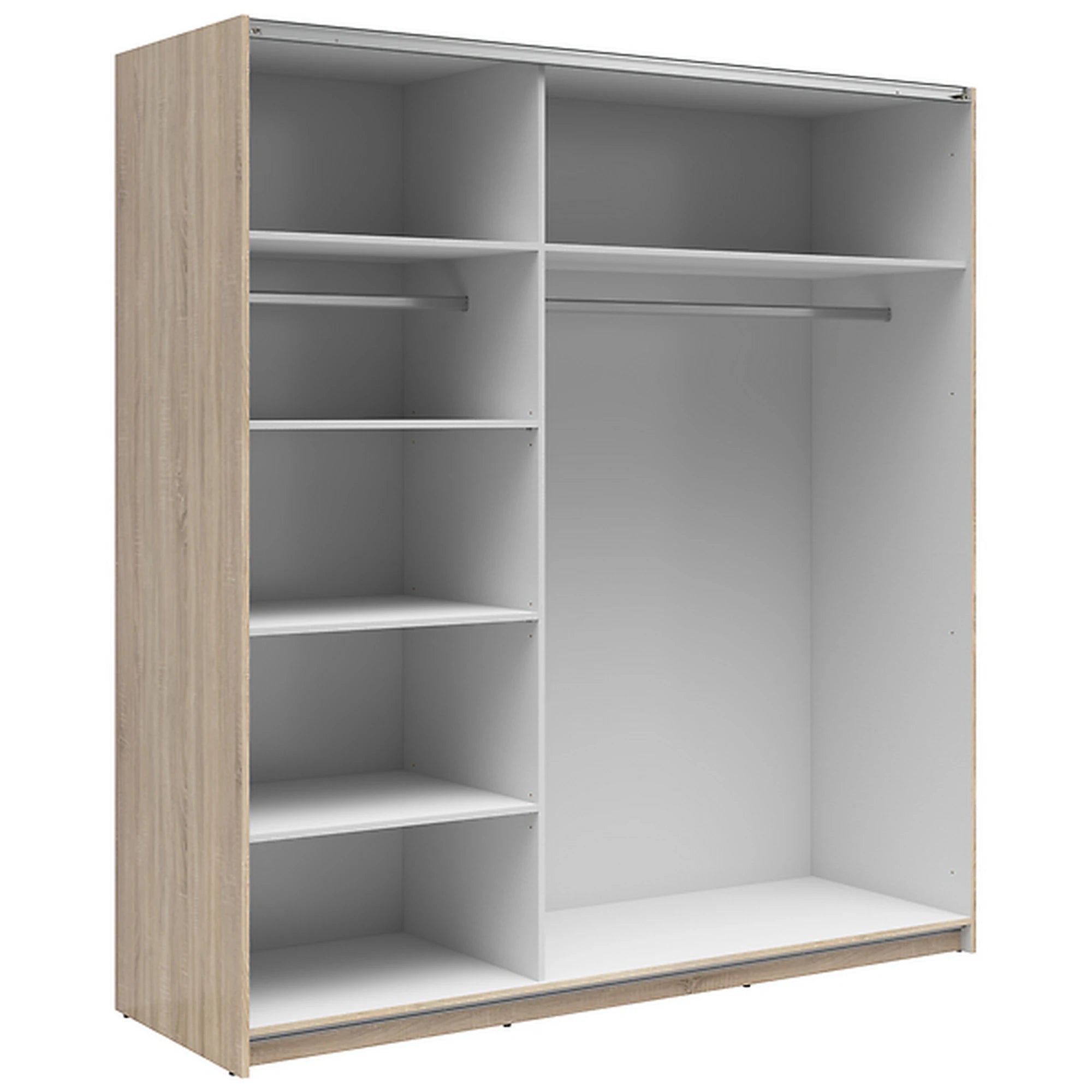Dulap TETRIX, stejar sonoma, PAL, cu 2 usi, 183x60x196 cm