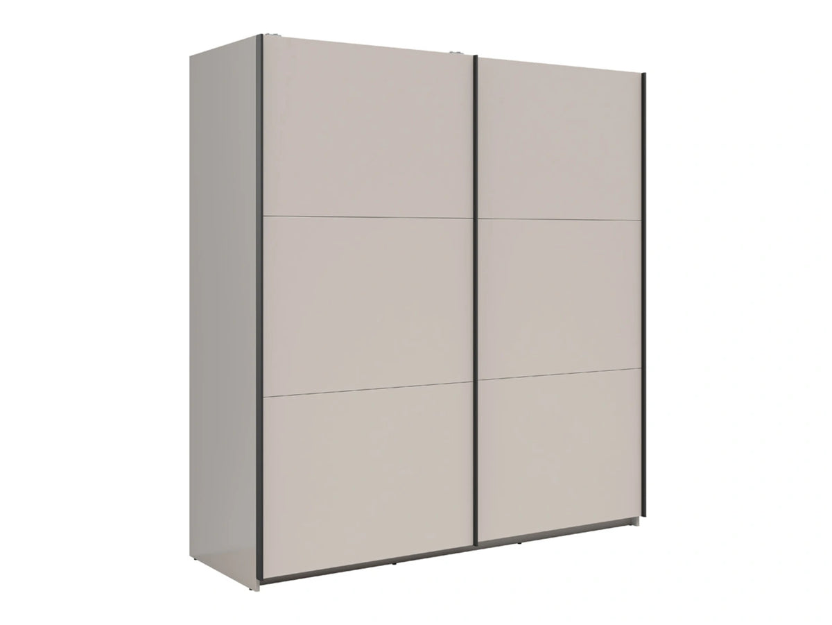 Dulap TETRIX, casmir, PAL, cu 2 usi, 183x60x196 cm