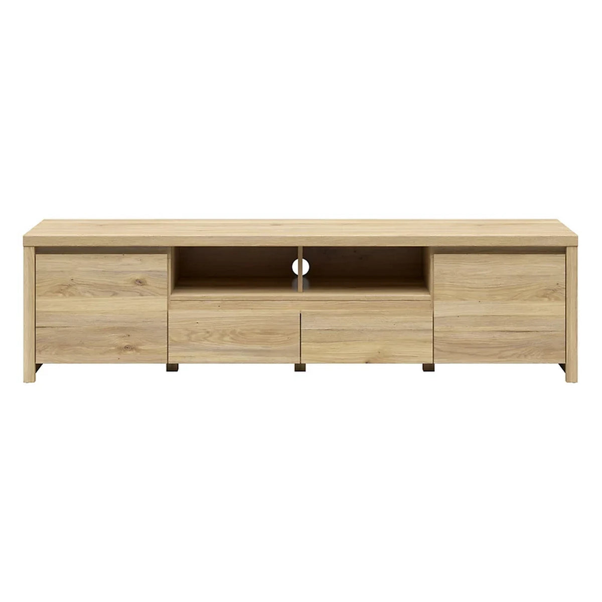 Comoda TV joasa KASPIAN, stejar, PAL, 182x40x49 cm