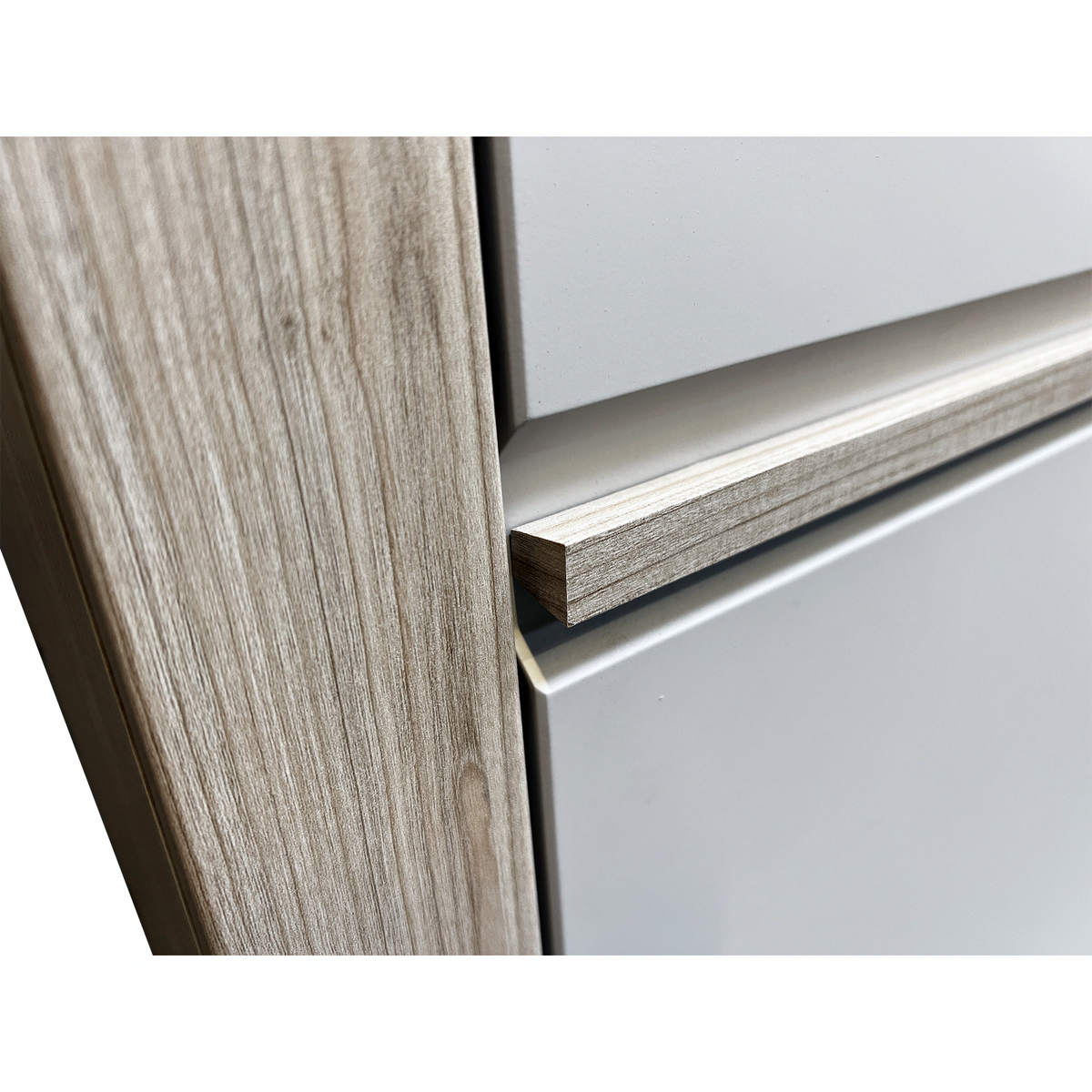 Comoda OSLO OS12, stejar riva/casmir, PAL laminat, 130x44x90 cm