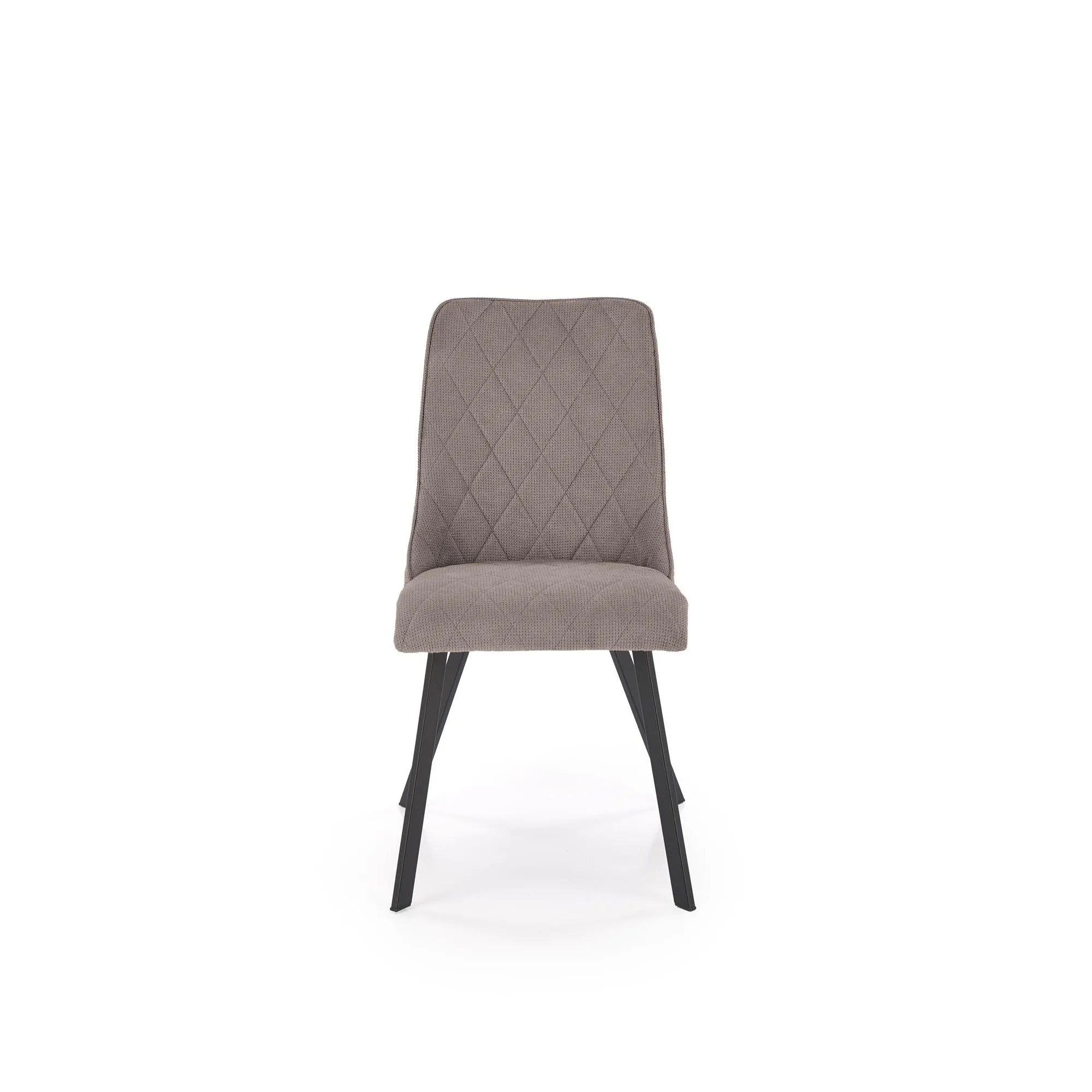 Scaun K561, gri/negru, stofa clasica/metal, 44x58x85 cm