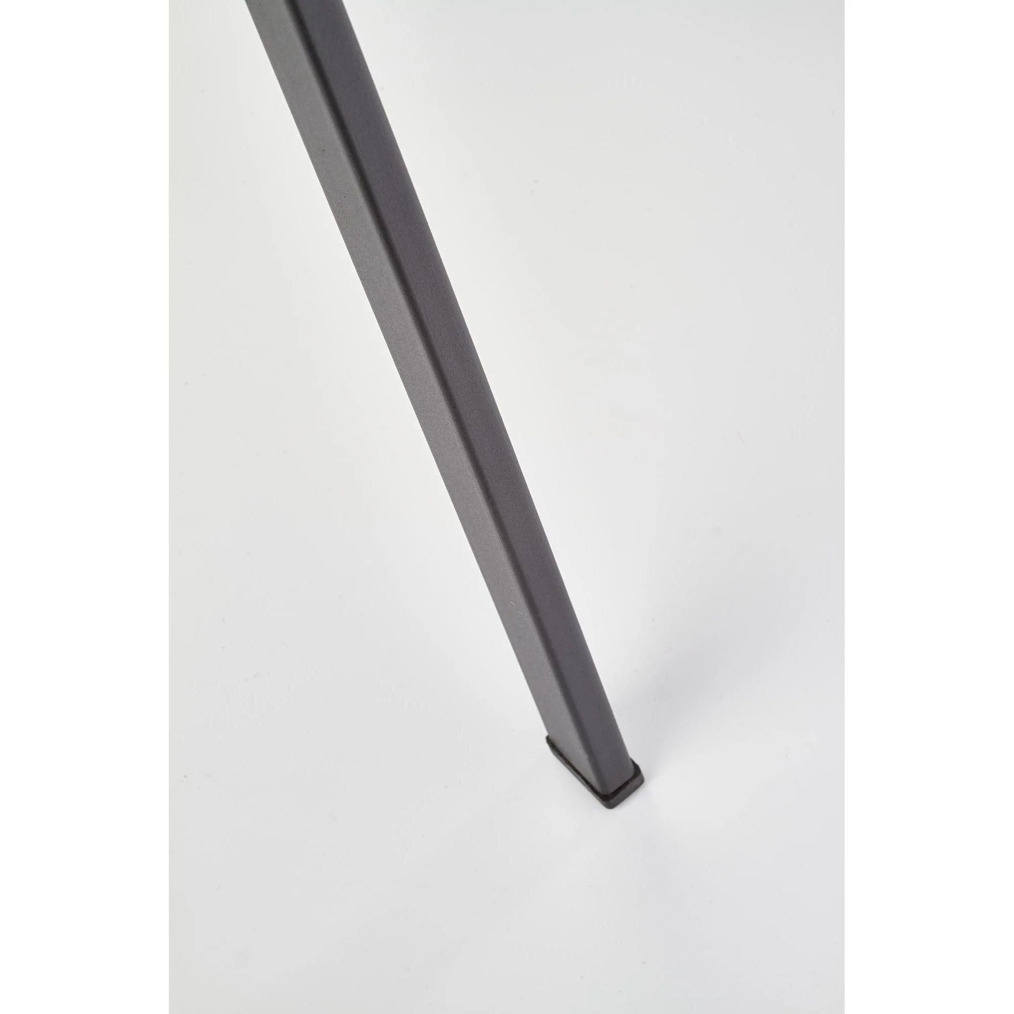 Scaun K360 bej/negru, stofa clasica/metal, 51x64x90 cm
