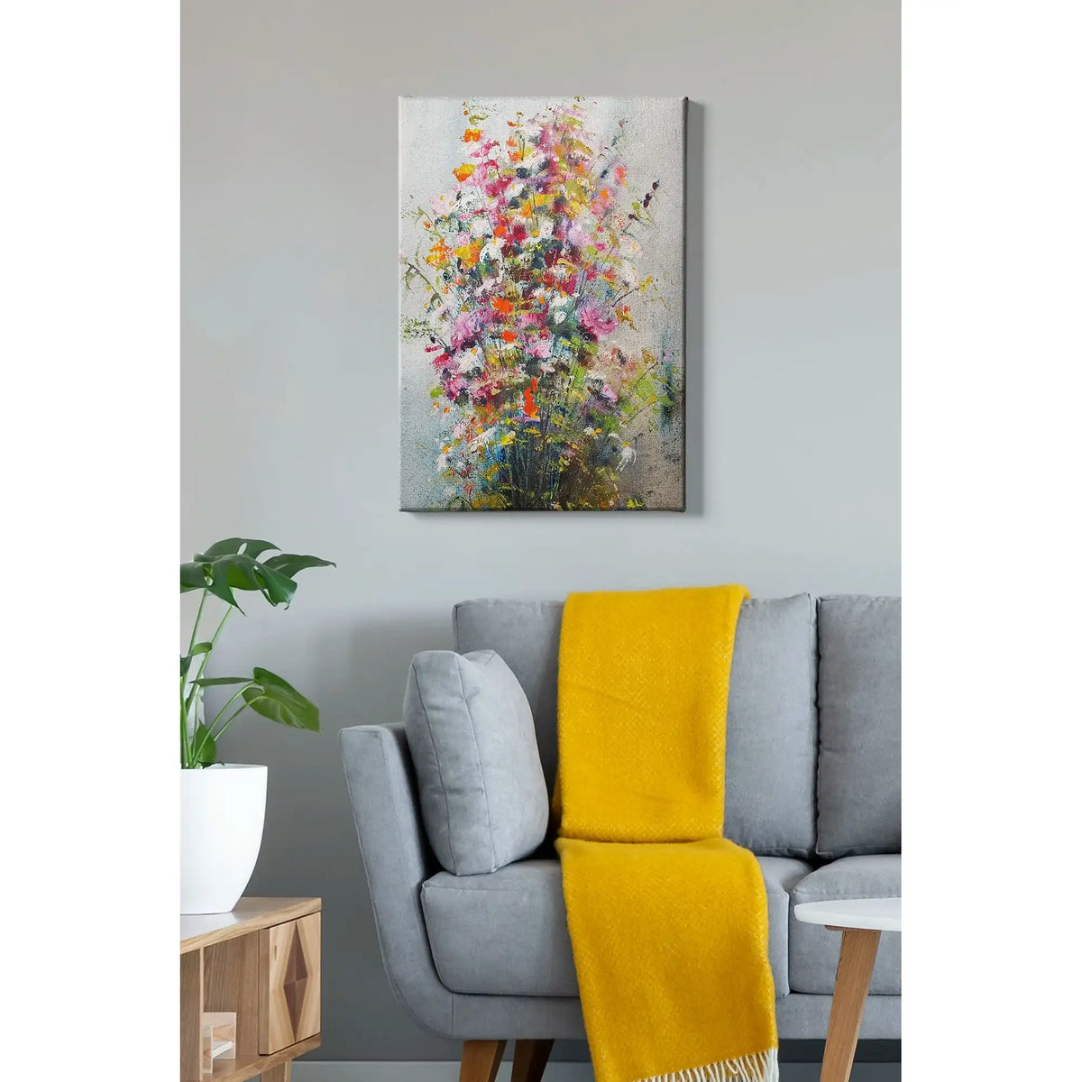 Tablou 113, multicolor, pânză, 50x70 cm
