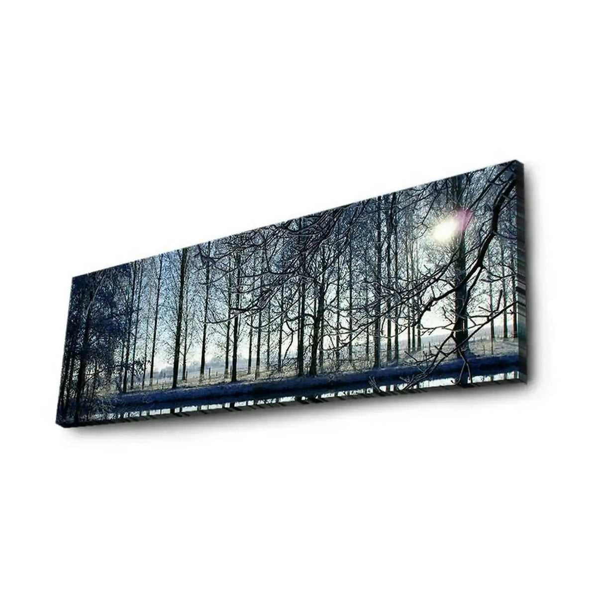 Tablou 3090DACT-37, multicolor, panza, cu iluminare LED, 90x30 cm