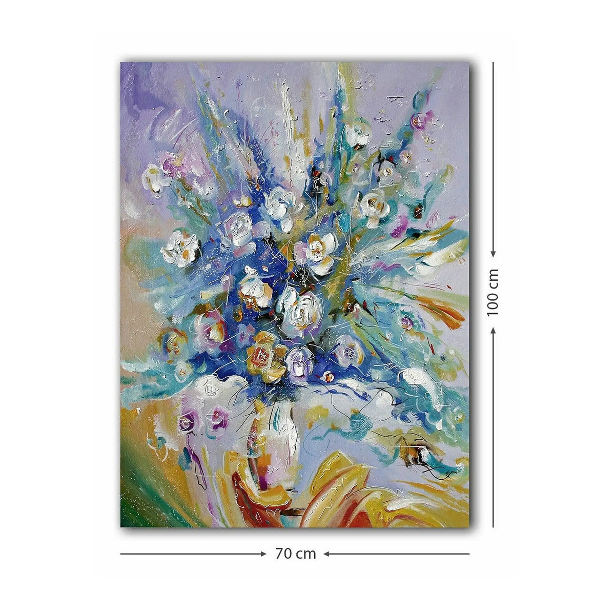 Tablou 441HPE1134, multicolor, panza, 70x100 cm