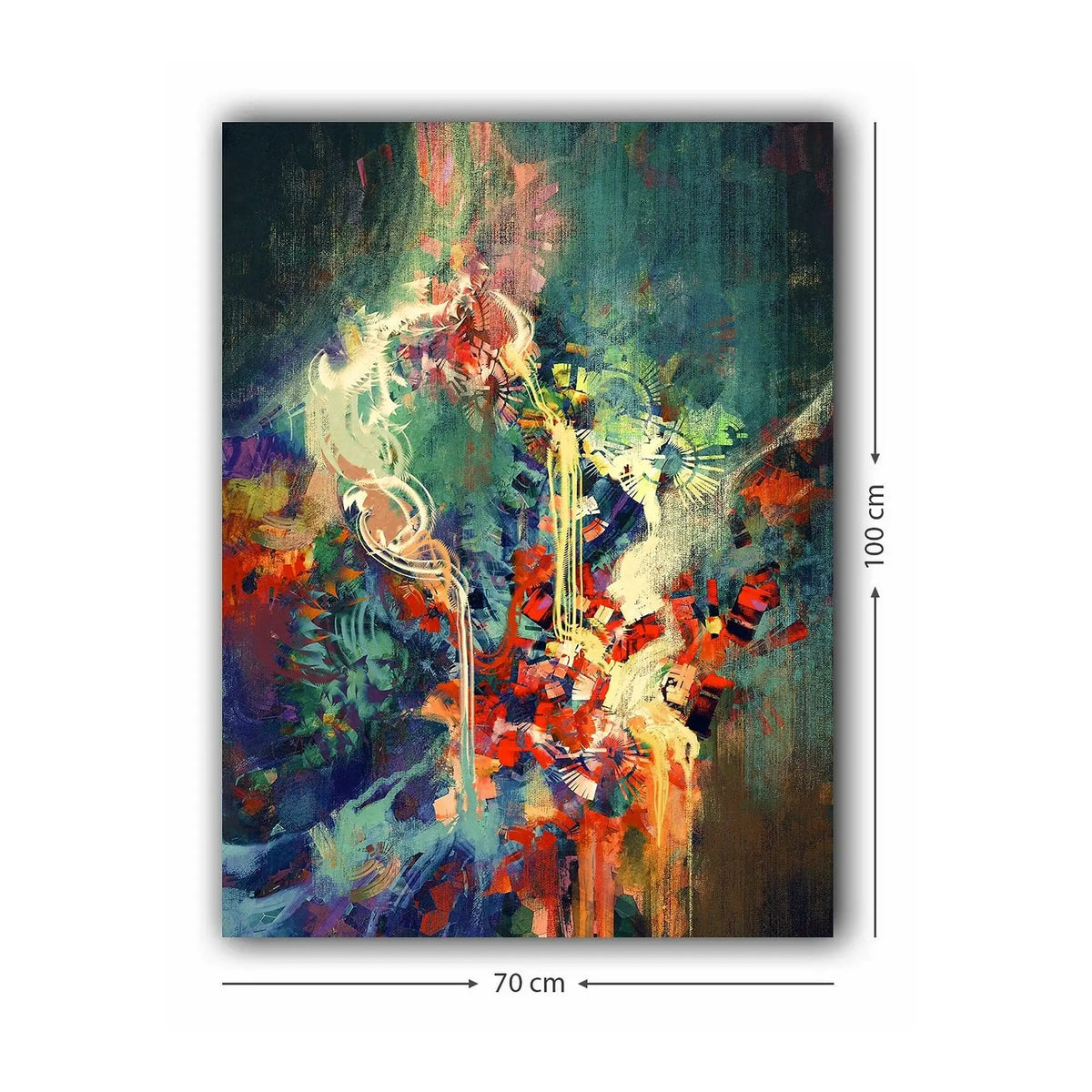 Tablou 441HPE1353, multicolor, panza, 70x100 cm