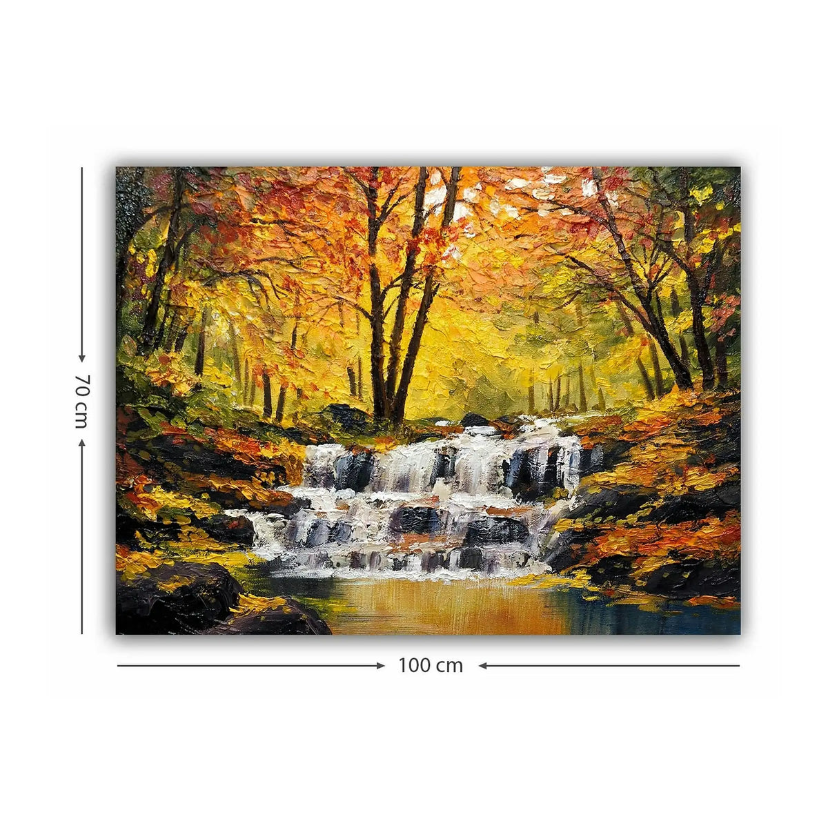 Tablou 441HPE1959, multicolor, panza, 100x70 cm