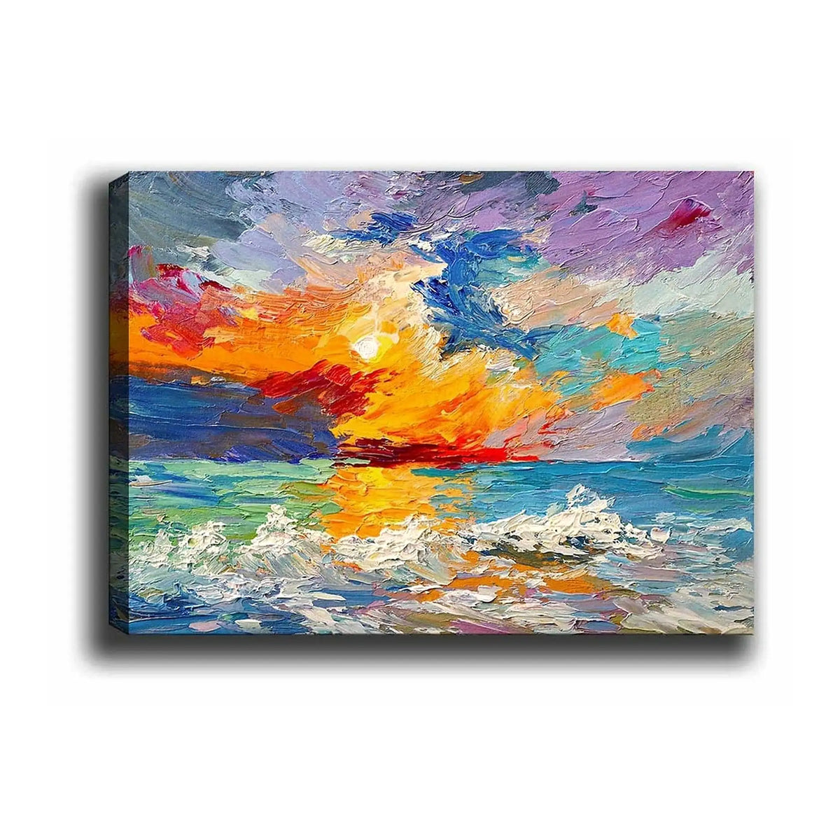 Tablou 441HPE2621, multicolor, panza, 100x70 cm