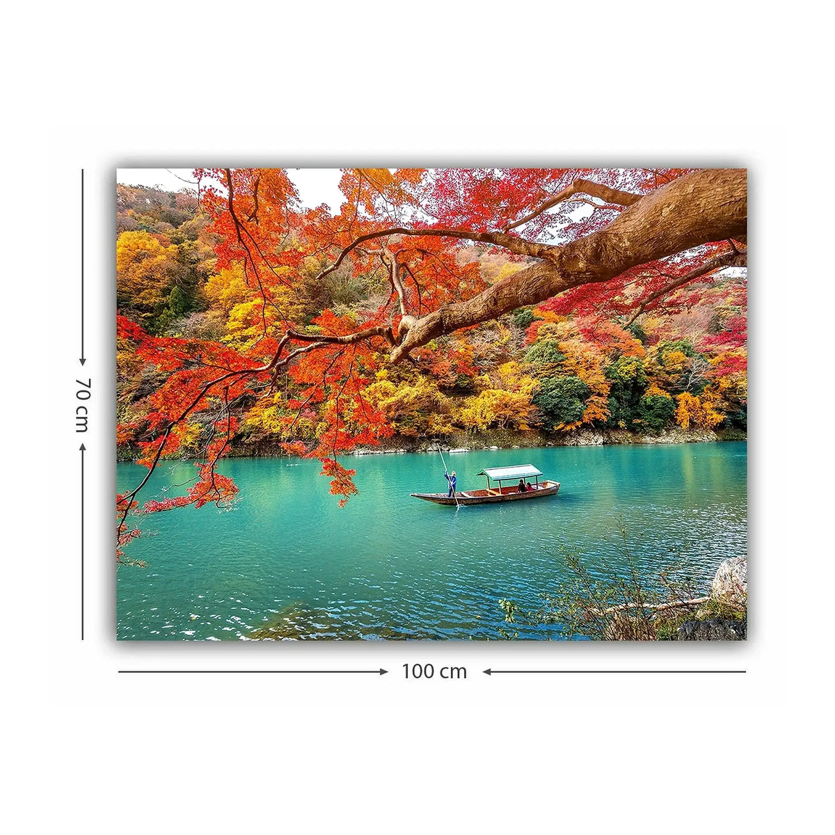 Tablou 441HPE2769, multicolor, panza, 100x70 cm