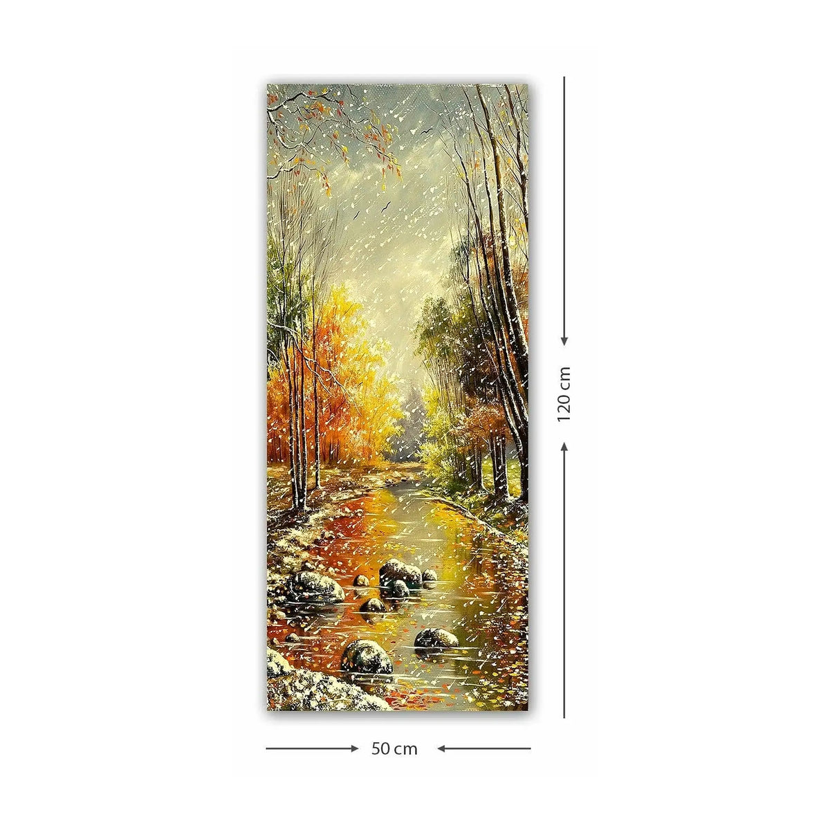 Tablou 451ERN1906, multicolor, panza, 50x120 cm