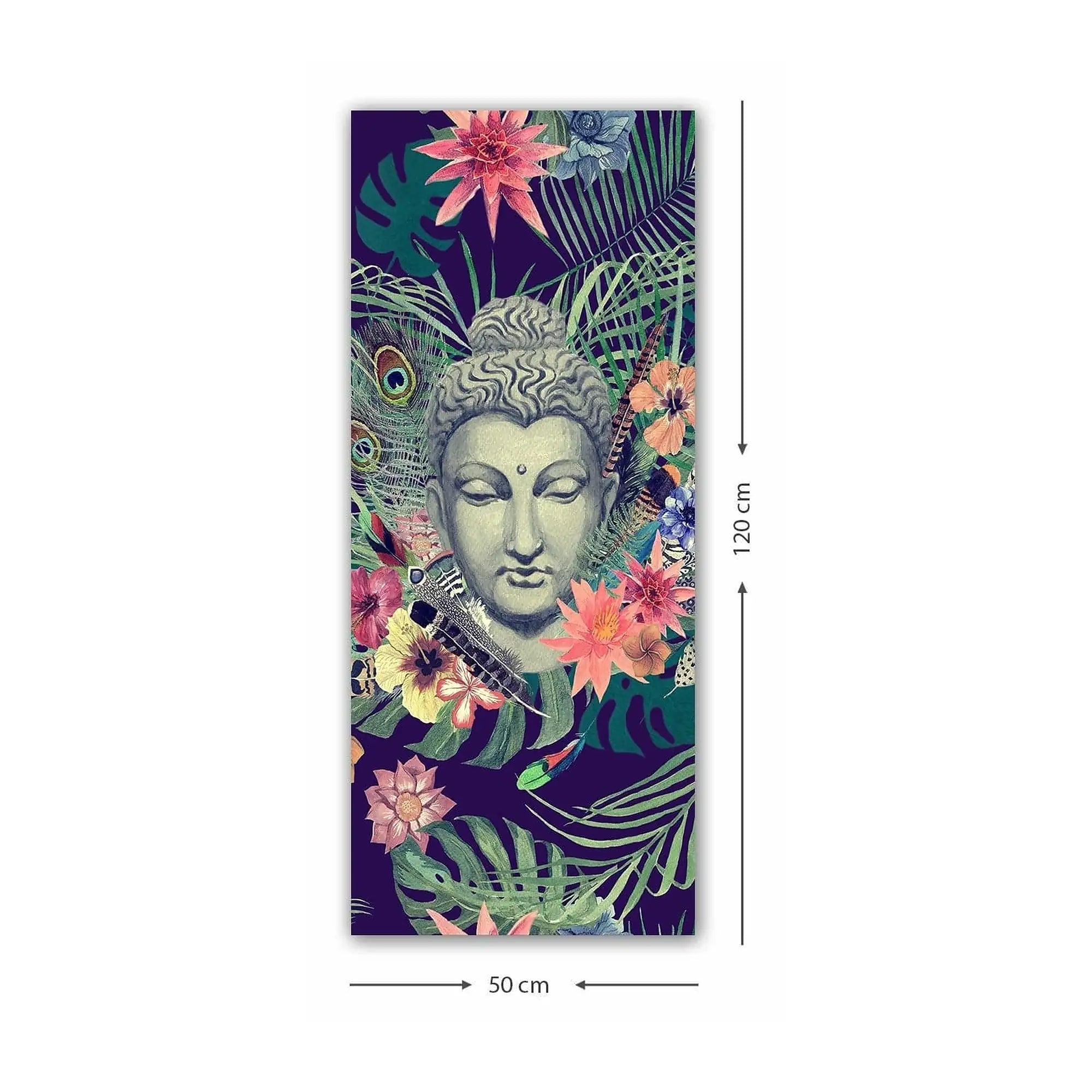 Tablou 451ERN1918, multicolor, panza, 50x120 cm