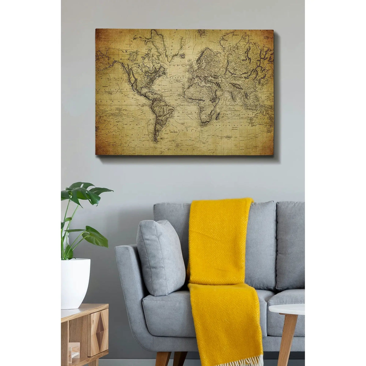 Tablou 529TCR1426, multicolor, panza, 100x70 cm