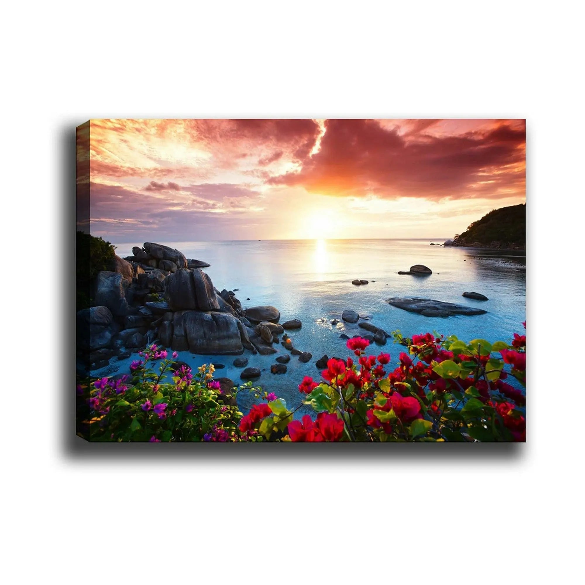 Tablou 529TCR1489, multicolor, panza, 100x70 cm
