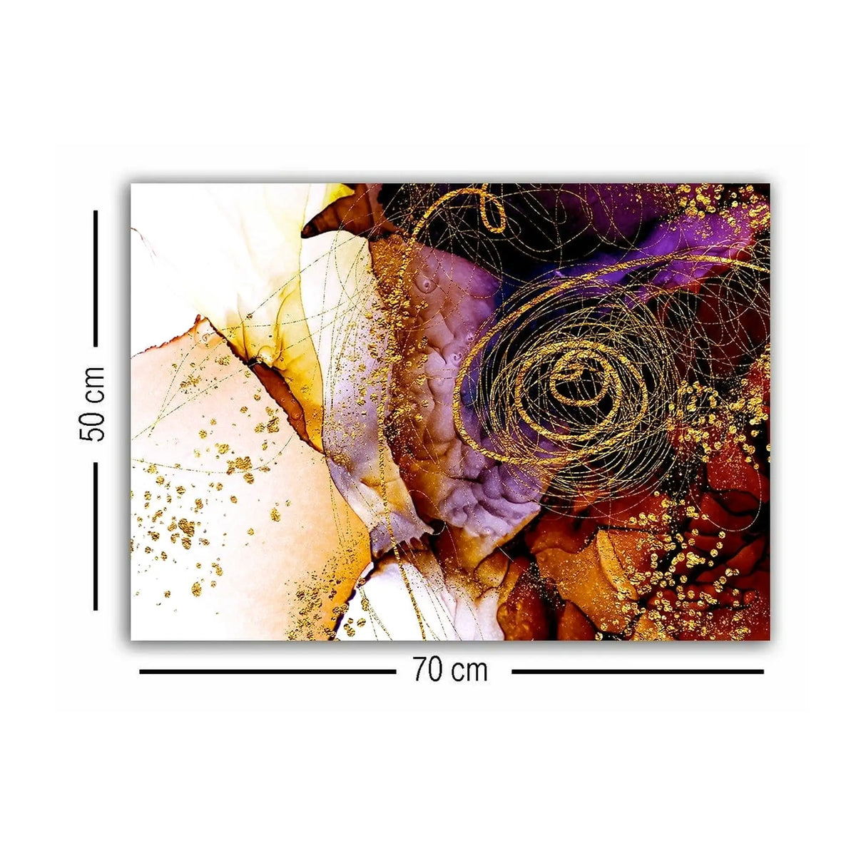 Tablou 529TCR1736, multicolor, panza, 70x50 cm