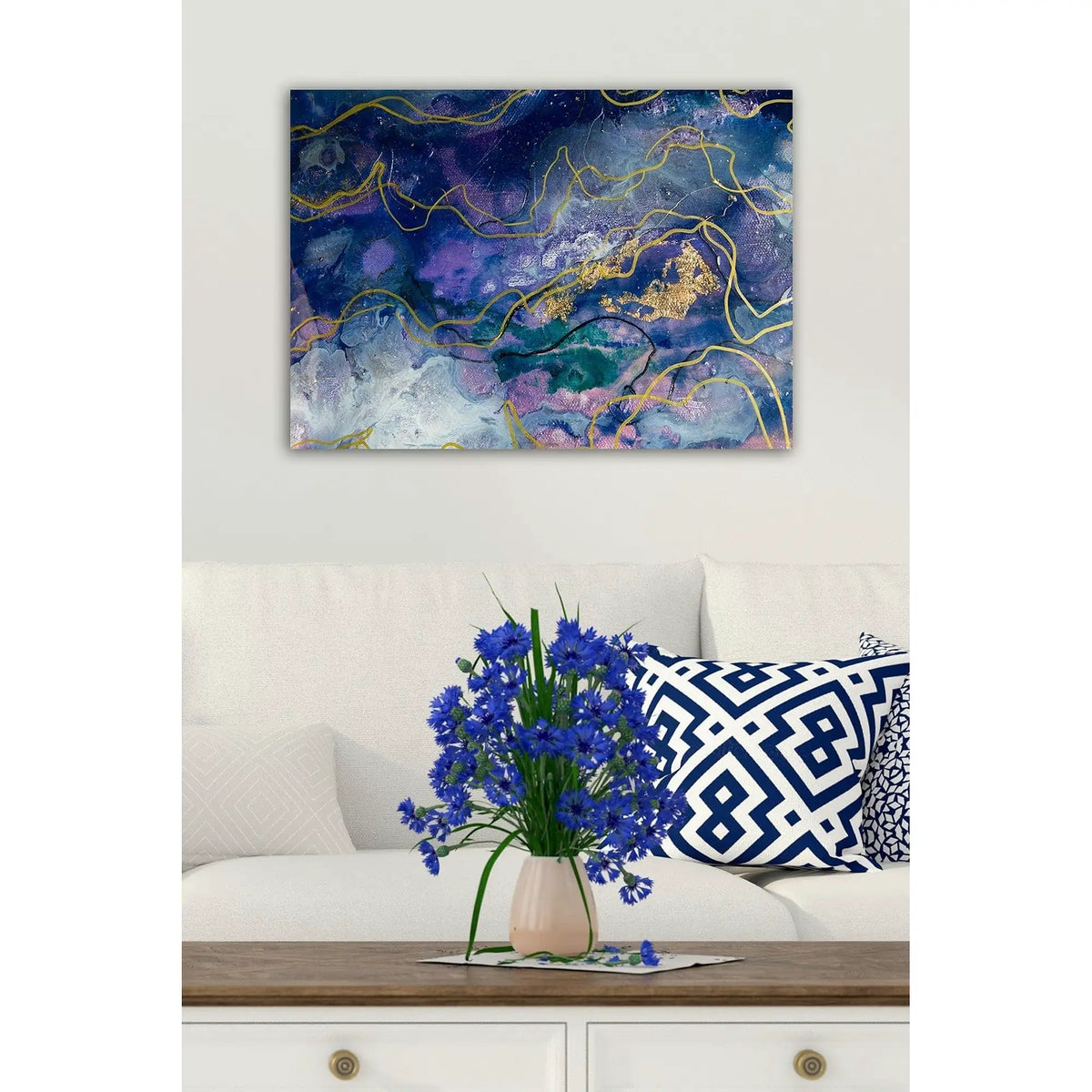 Tablou 529TCR1813, multicolor, panza, 70x50 cm