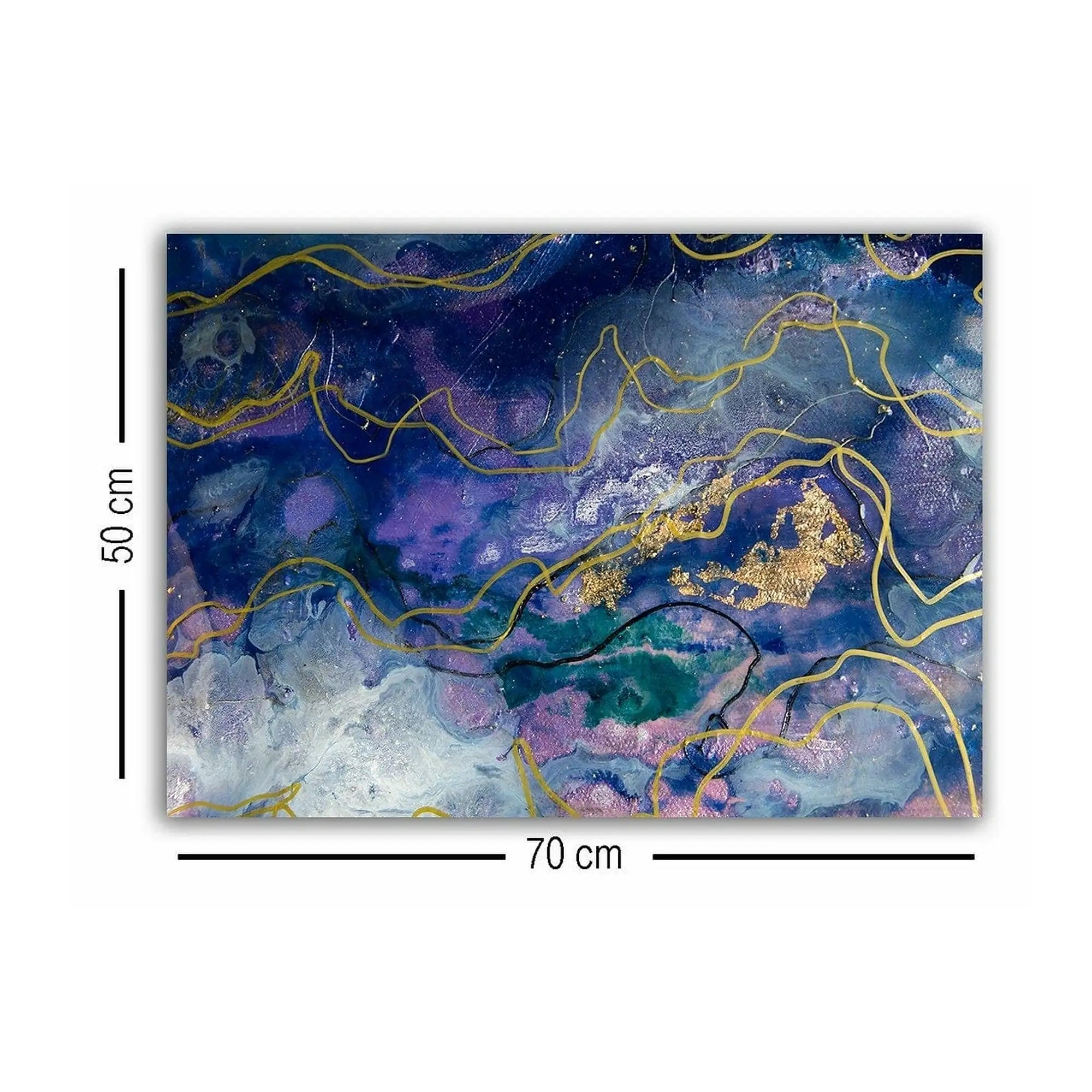 Tablou 529TCR1813, multicolor, panza, 70x50 cm