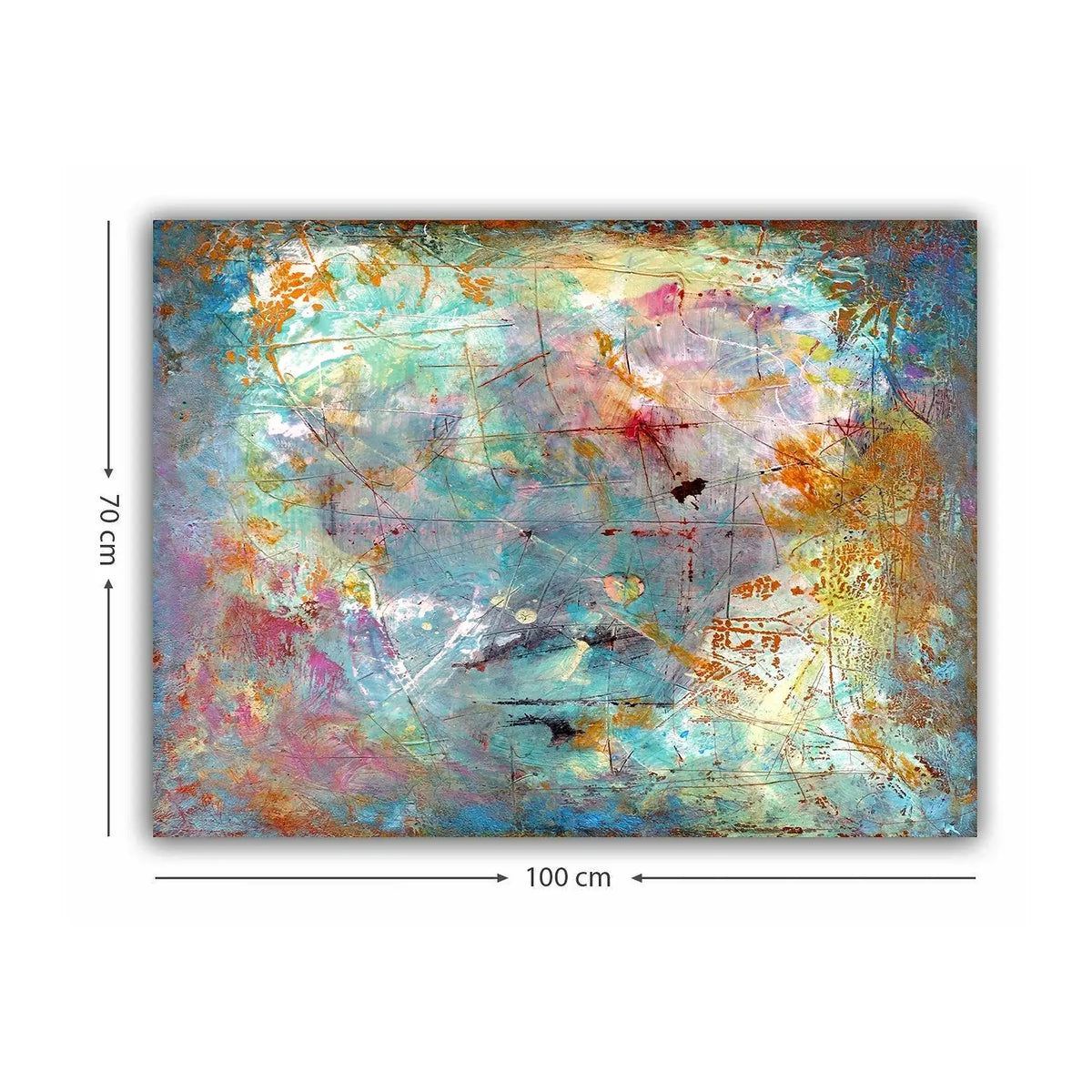 Tablou 629662394, multicolor, pânză, 70x100 cm
