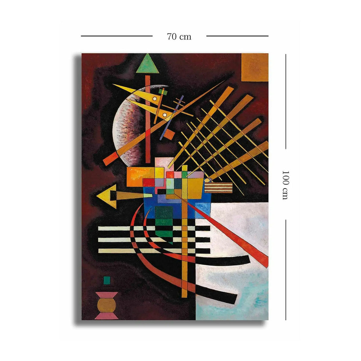 Tablou 677VSL1139, multicolor, panza, 70x100 cm