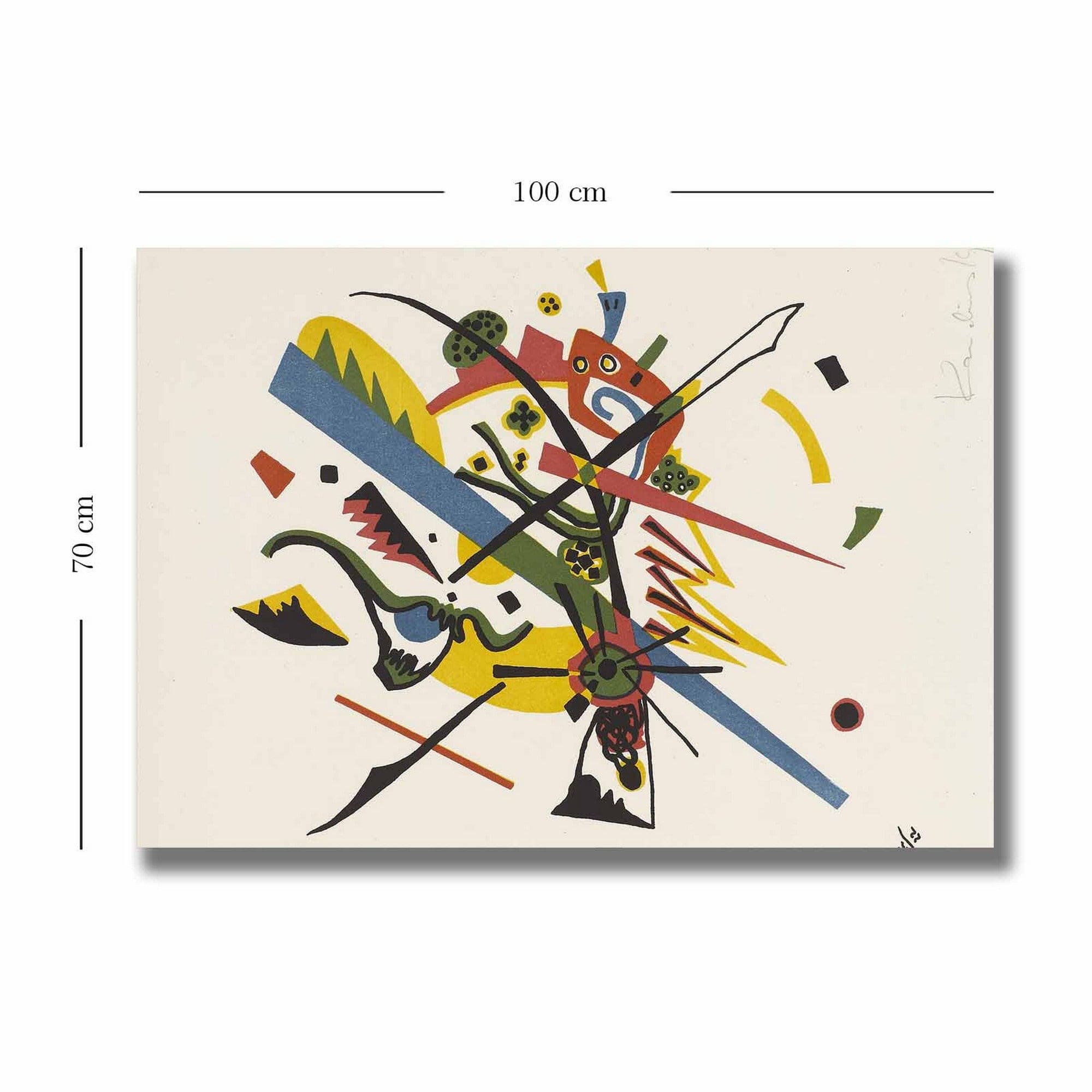 Tablou 677VSL1151, multicolor, panza, 100x70 cm