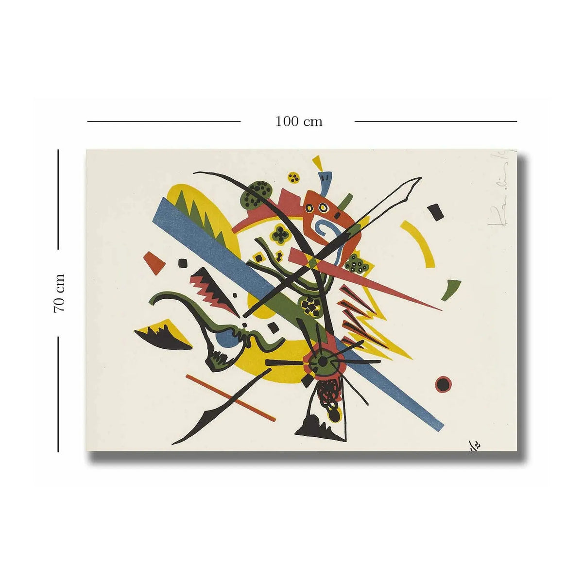 Tablou 677VSL1151, multicolor, panza, 100x70 cm