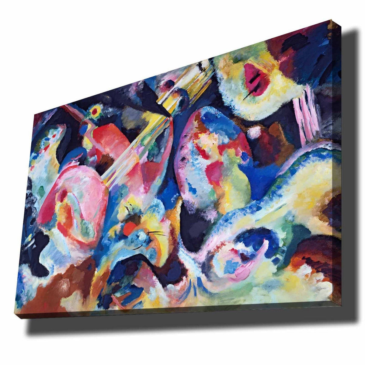 Tablou 677VSL1164, multicolor, panza, 100x70 cm