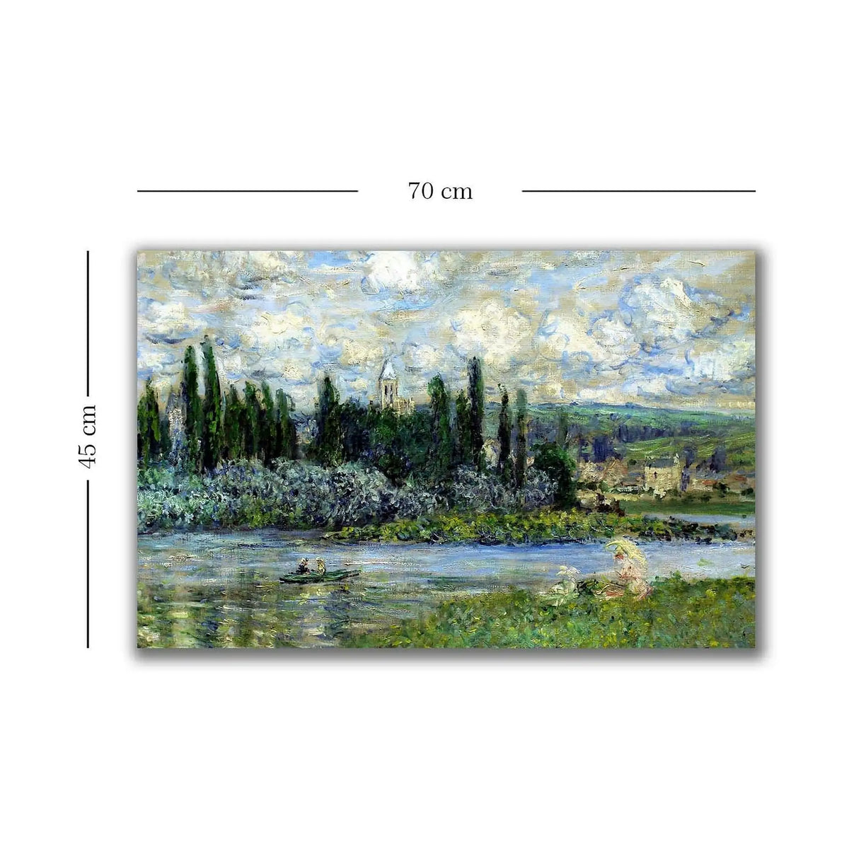 Tablou 678CLD1132, multicolor, panza, 70x45 cm