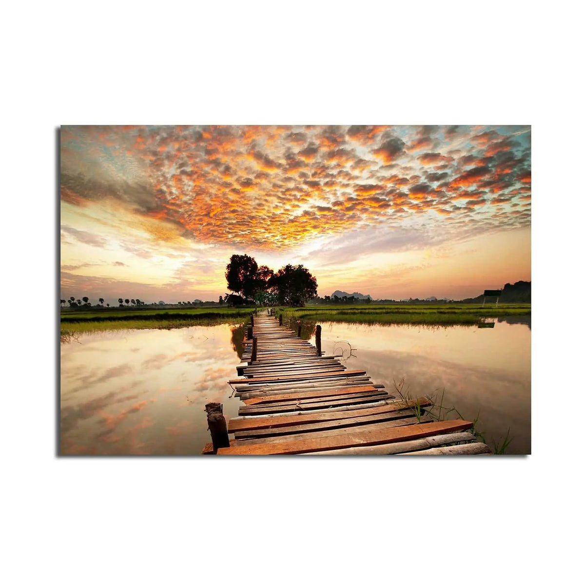 Tablou 70100C-111, multicolor, panza, 100x70 cm