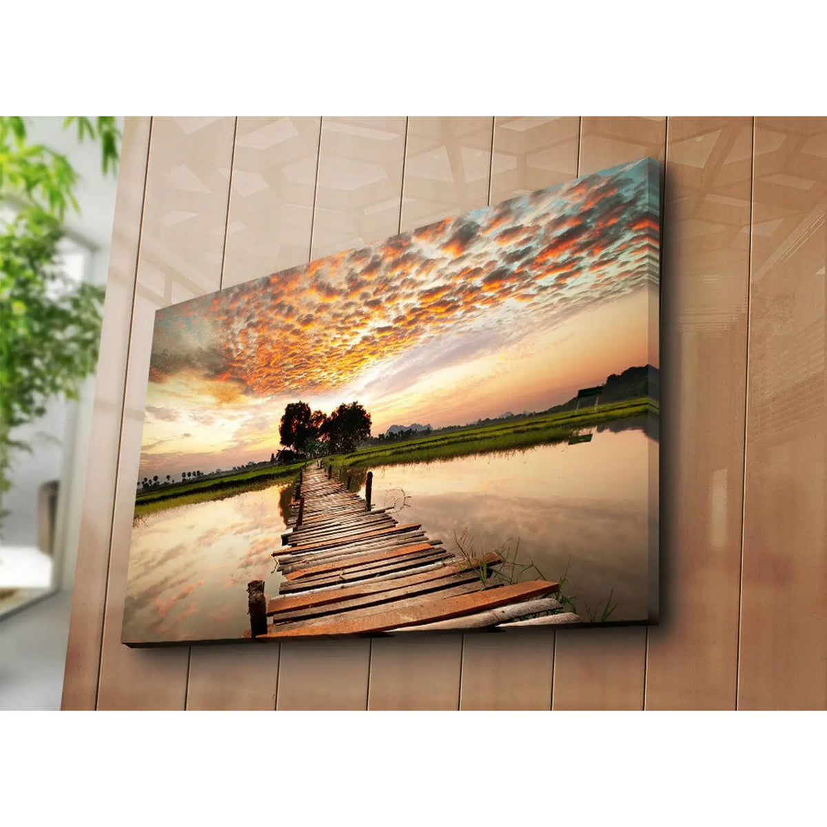 Tablou 70100C-111, multicolor, panza, 100x70 cm