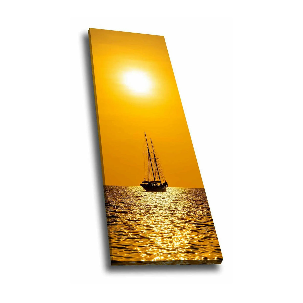 Tablou 887GLR1171, galben, panza, 30x90 cm
